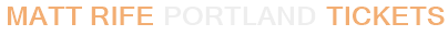 Matt Rife Portland Tickets