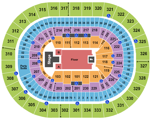Moda Center Matt Rife Seating Chart